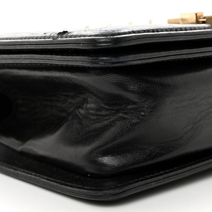 Chanel Lambskin Tile Embroidered Small Brasserie Mosaic Boy Flap Black Multicolor 9 of 10