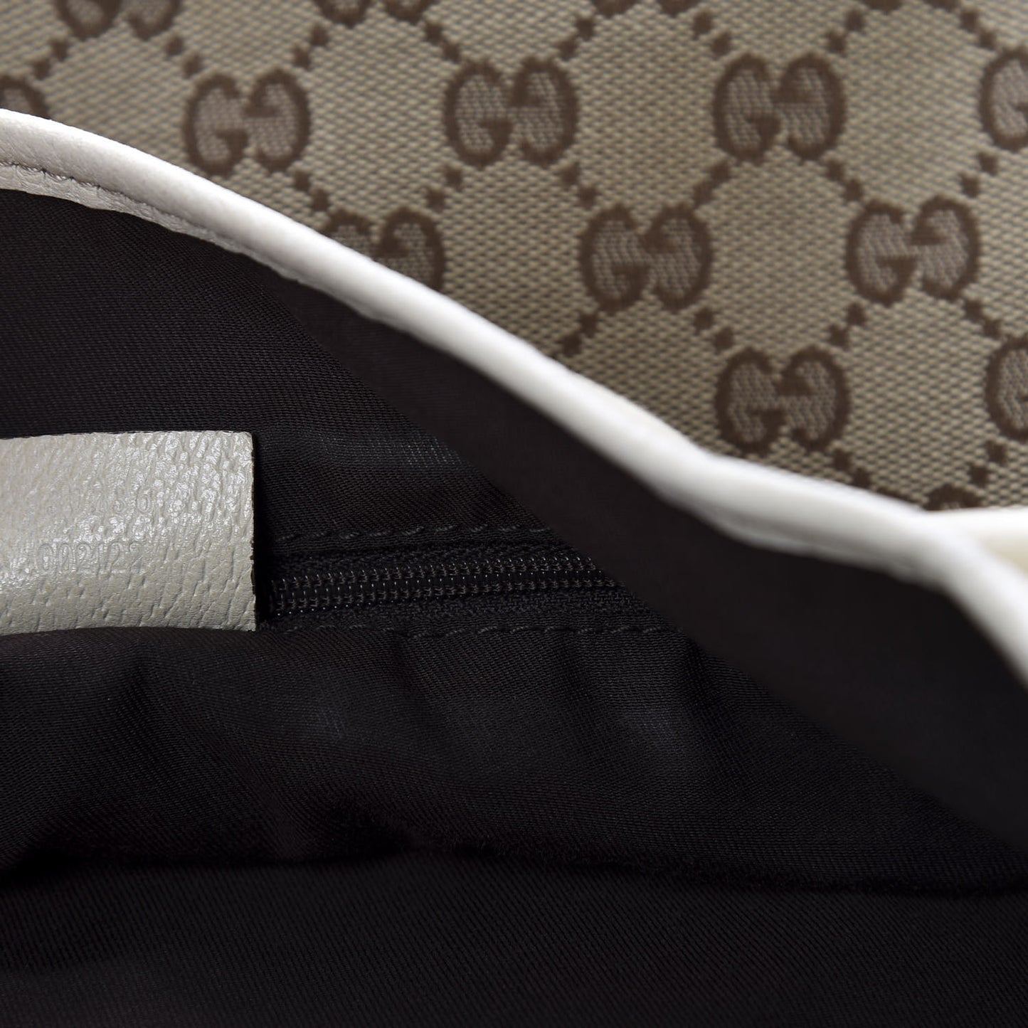 Monogram Medium Abbey Shoulder Bag Off White