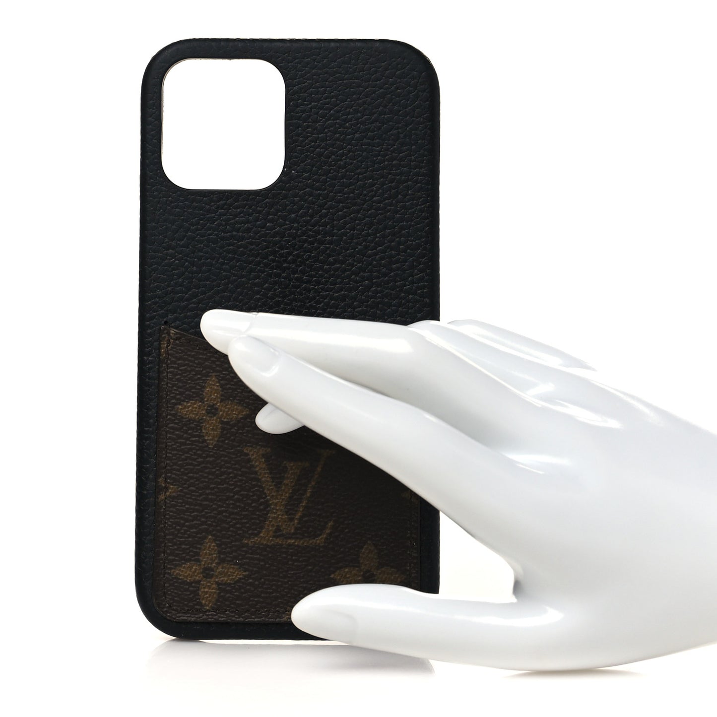 Monogram iPhone 12/12 Pro Bumper Black