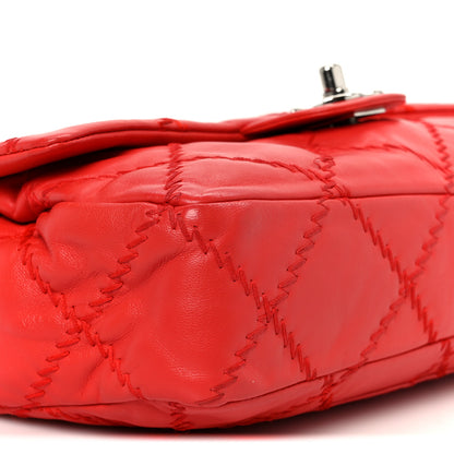 Chanel Lambskin Ultimate Stitch Flap Red 10 of 11