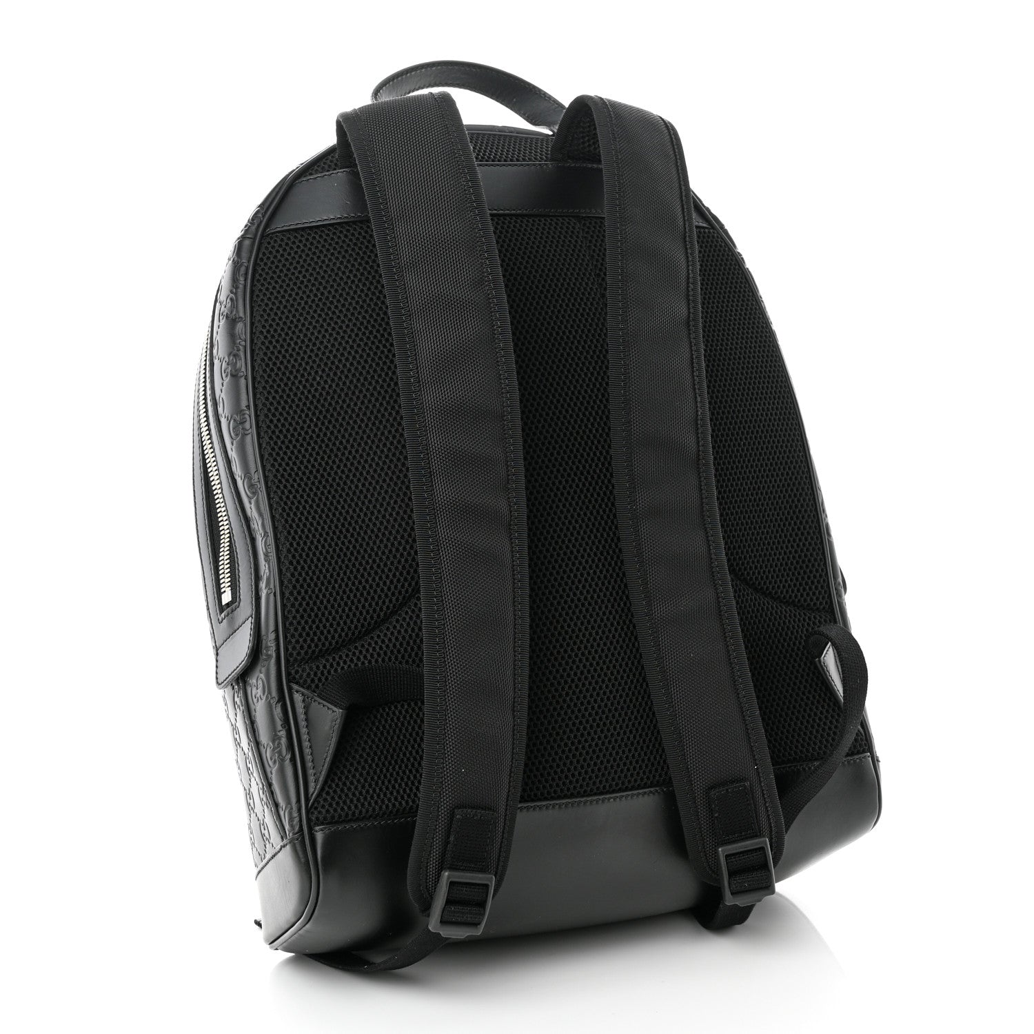 Gucci Guccissima Signature Day Backpack Black 2 of 10