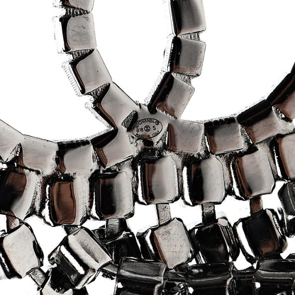 Chanel Crystal Fringe CC Brooch Black 4 of 5