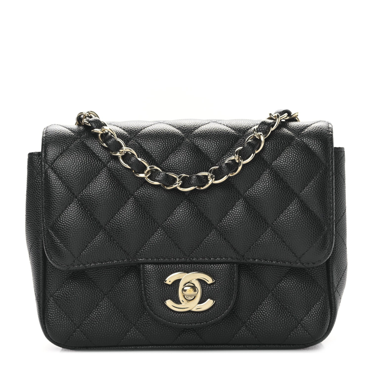 Chanel Caviar Quilted Mini Square Flap Black 1 of 9