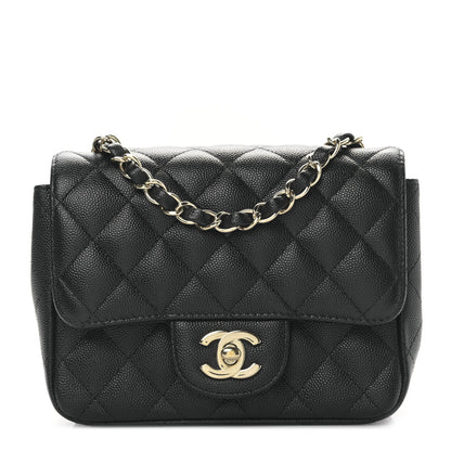 Chanel Caviar Quilted Mini Square Flap Black 1 of 9