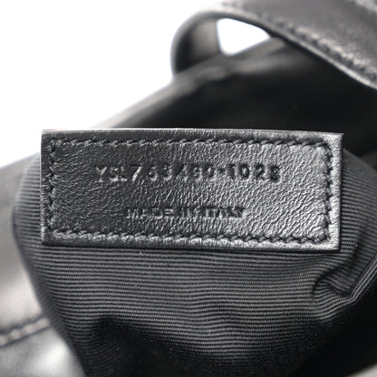 Saint Laurent Padded Lambskin Small Le 5 A 7 Supple Hobo Black 7 of 11