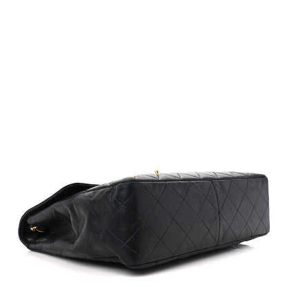 Chanel Lambskin Quilted Jumbo Single Flap Black 4 of 12