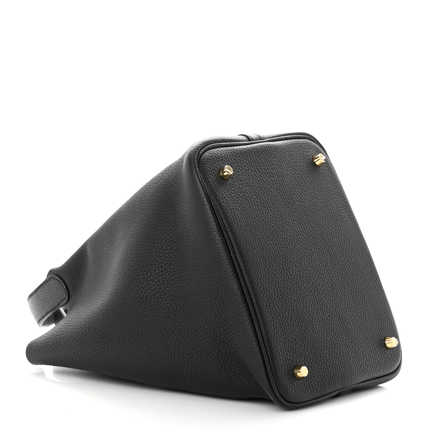 Hermes Taurillon Clemence Picotin Lock 22 MM Black 4 of 11