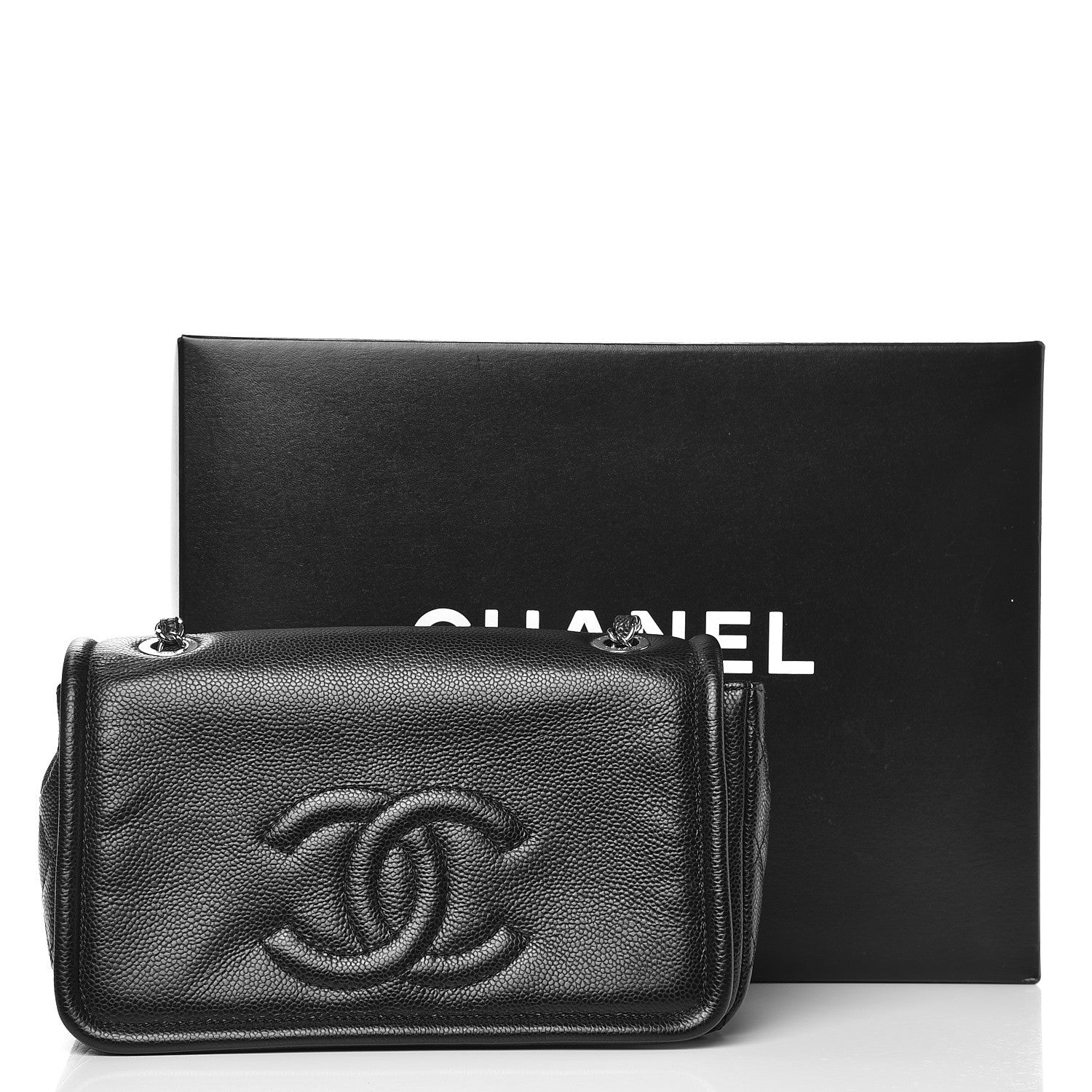 Chanel Caviar Medium Timeless CC Flap Black 10 of 10