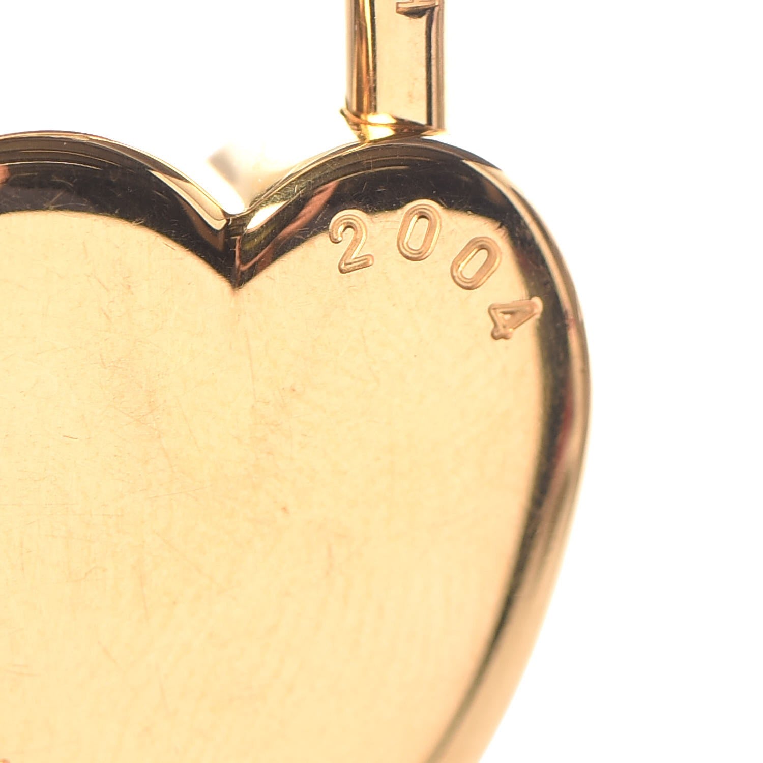 Hermes Annee De La Fantaisie Heart Cadena Lock Gold 5 of 7