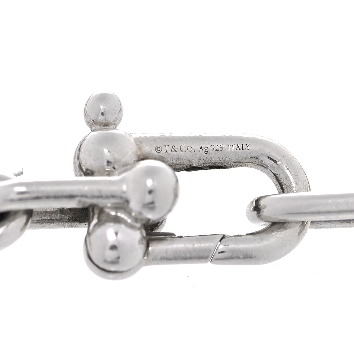 Tiffany Sterling Silver Medium HardWear Link Necklace 4 of 4