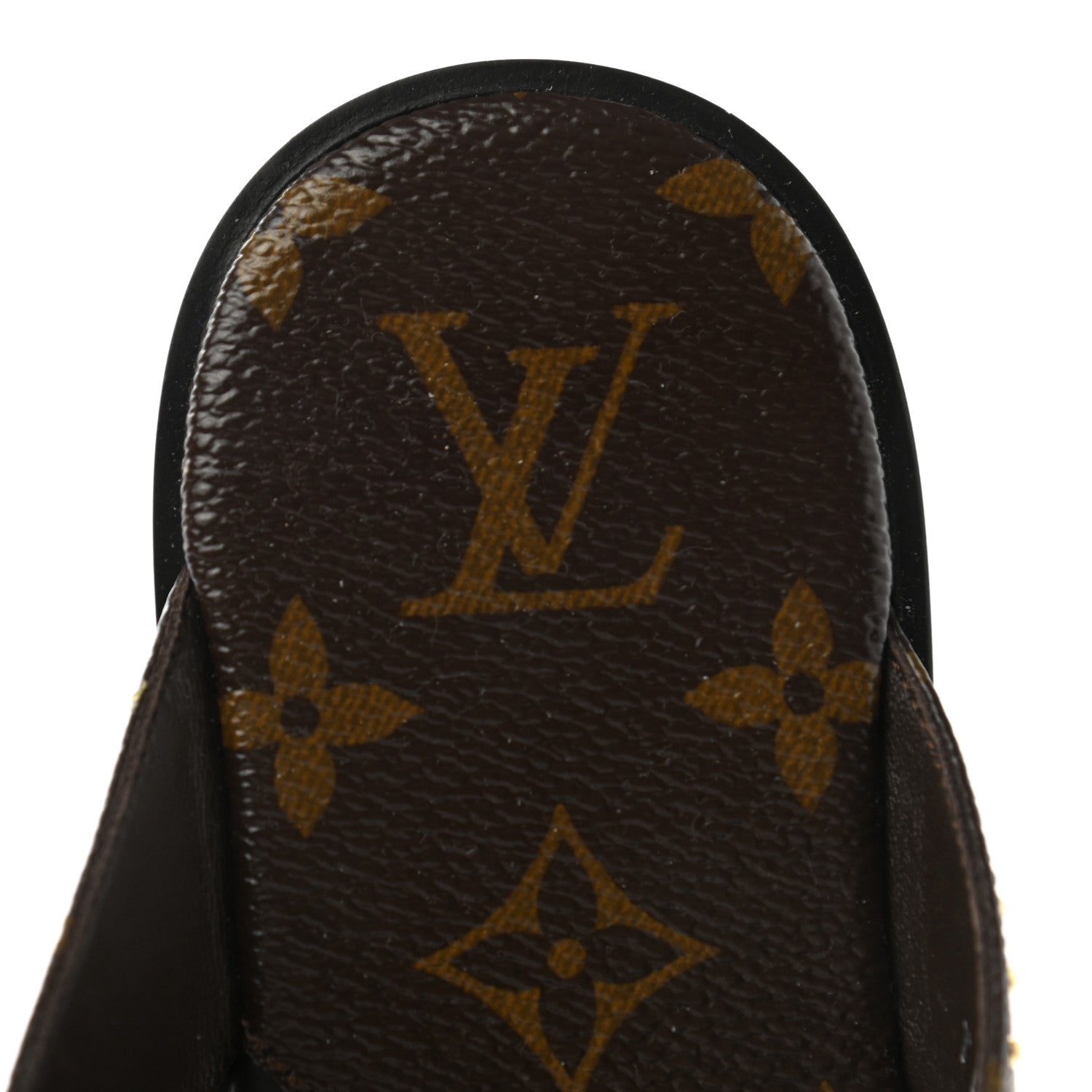 Louis Vuitton Monogram Sunny Flat Thong Sandals 35 Black 7 of 9