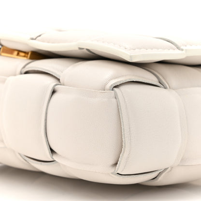 Bottega Veneta Nappa Maxi Intrecciato Small Padded Cassette Crossbody Bag Chalk Chalk 9 of 10
