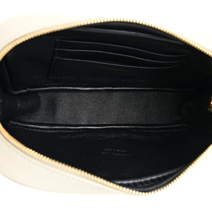 Saint Laurent Grain De Poudre Matelasse Monogram Mini Lou Camera Bag Crema Soft 5 of 10
