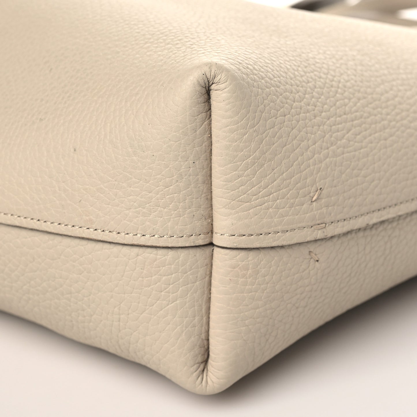 Taurillon Blush Calfskin Quattro Reversible Tote TPM Taupe