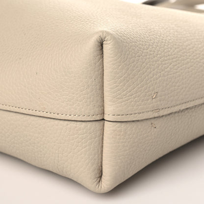 Moynat Taurillon Blush Calfskin Quattro Reversible Tote TPM Taupe 13 of 13