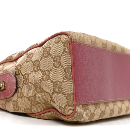 Gucci Monogram Small Charmy Boston Pink 8 of 9