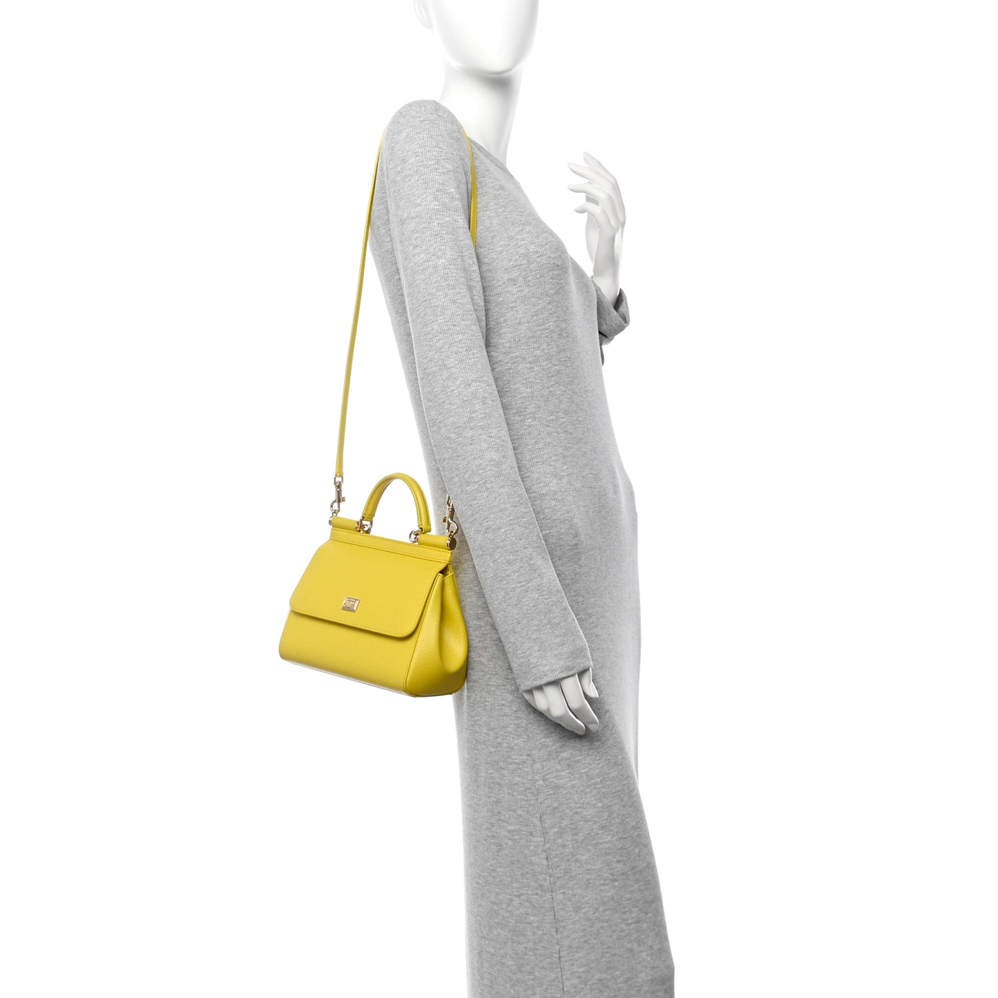 Dauphine Small Miss Sicily Satchel Yellow