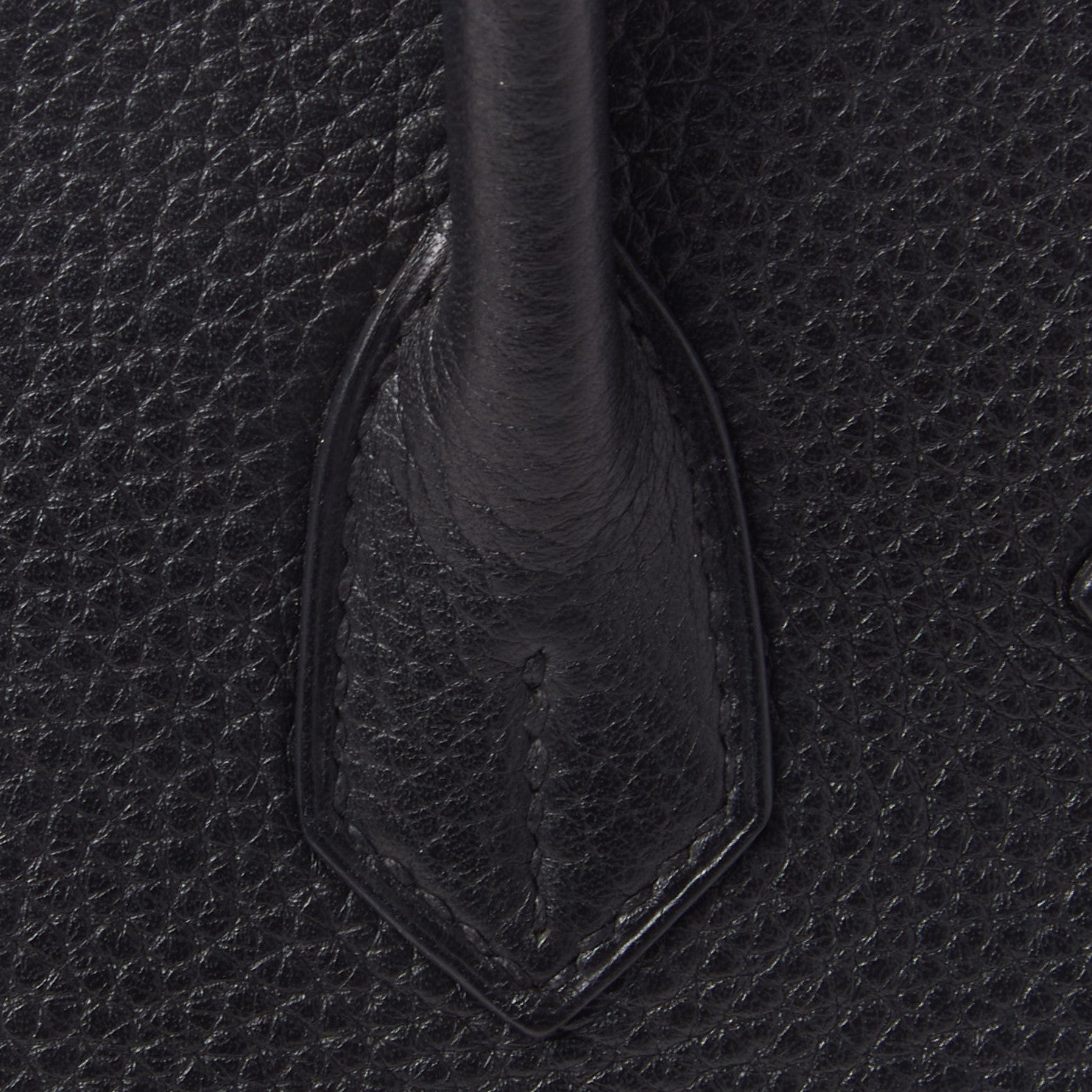 Hermes Taurillon Clemence Birkin 30 Black 10 of 28
