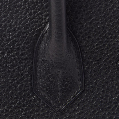 Hermes Taurillon Clemence Birkin 30 Black 10 of 28