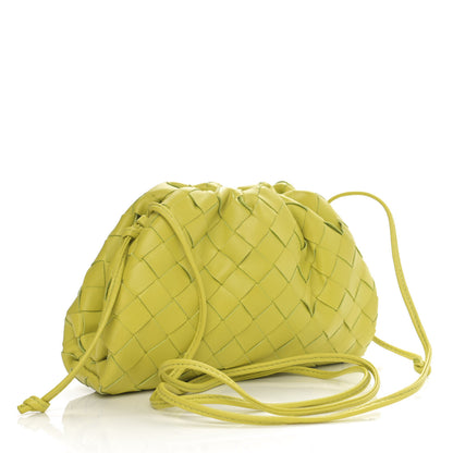 Bottega Veneta Nappa Intrecciato The Mini Pouch Kiwi 3 of 10