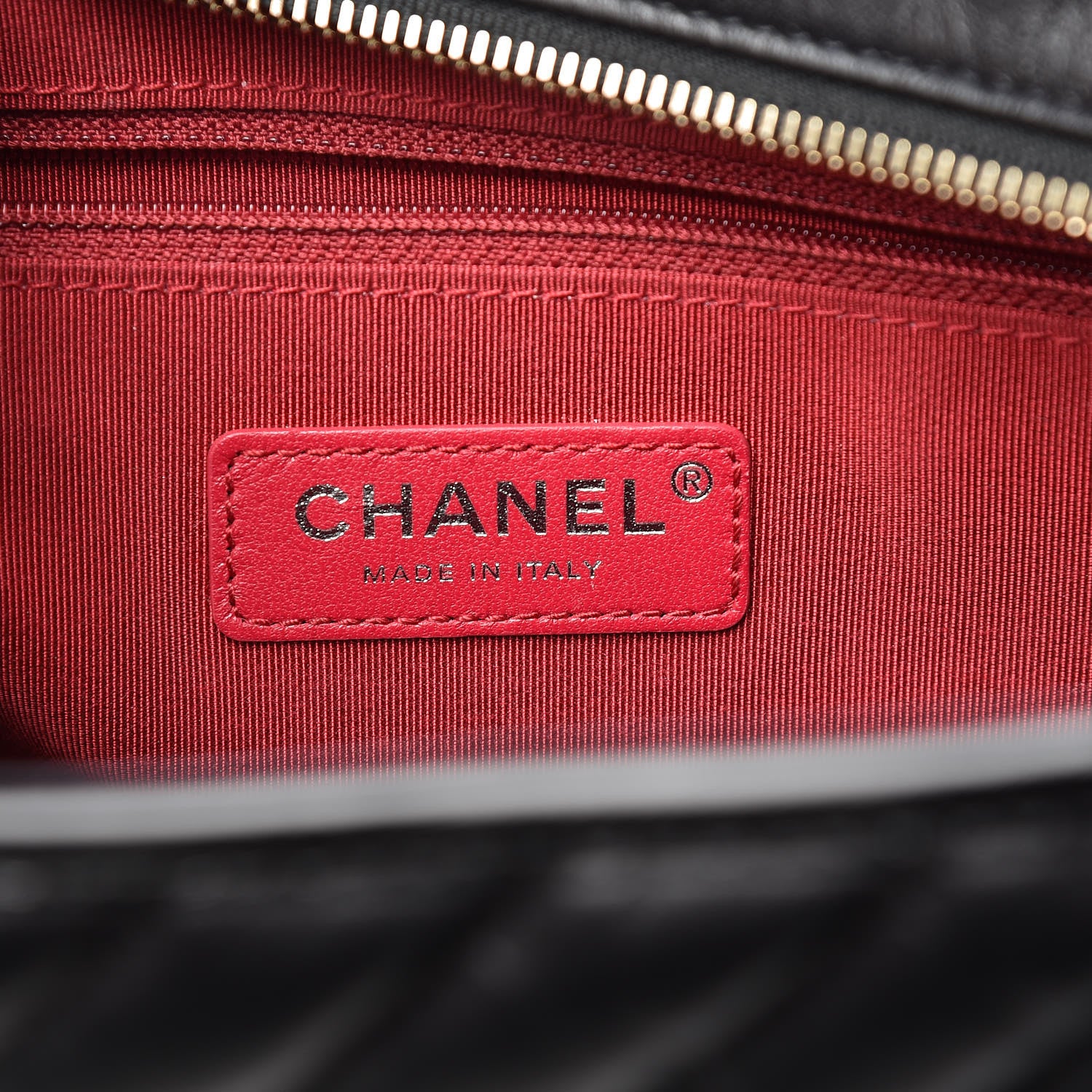 Chanel Aged Calfskin Chevron Quilted Medium Gabrielle Hobo Black 6 of 11
