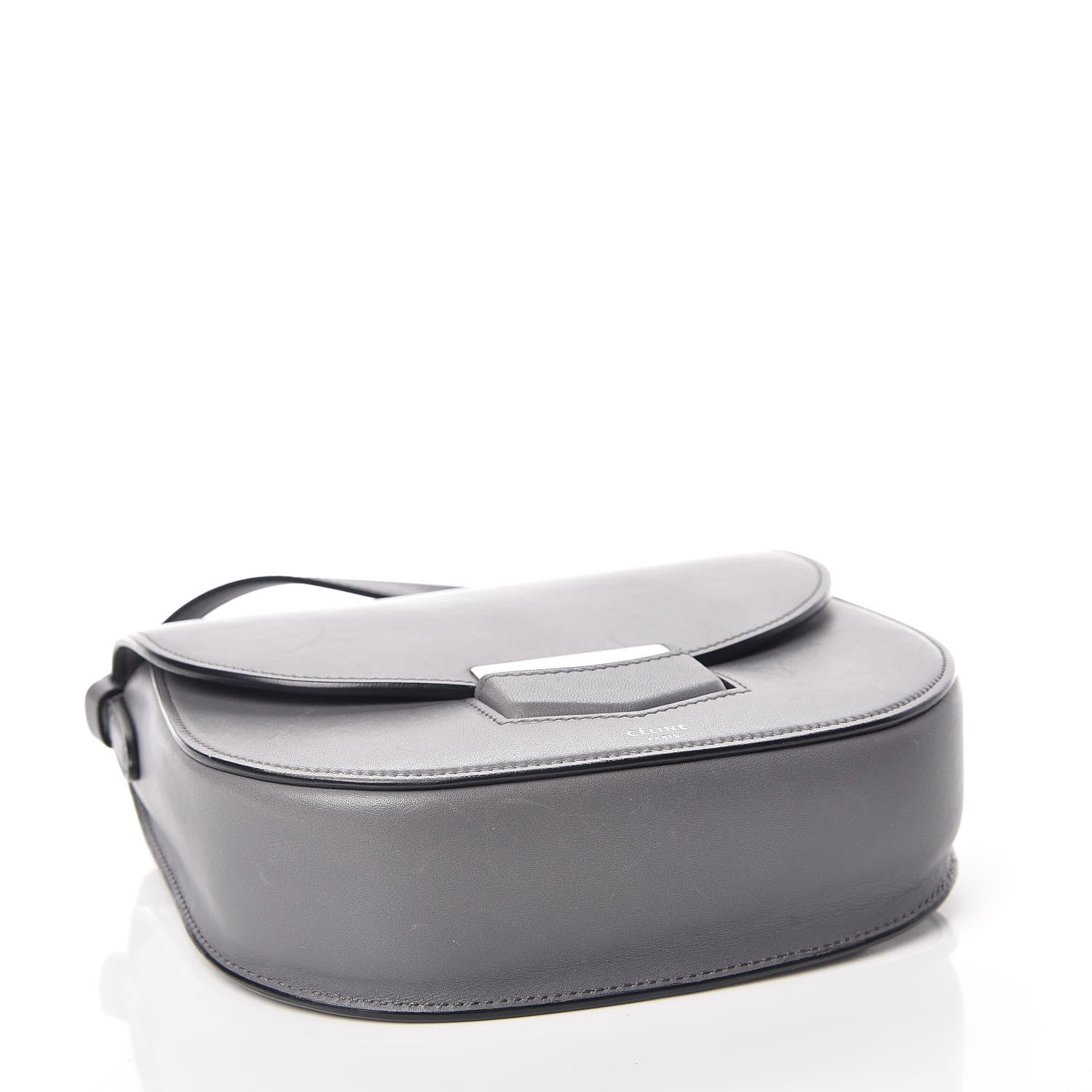 Celine Smooth Calfskin Small Trotteur Storm 4 of 12