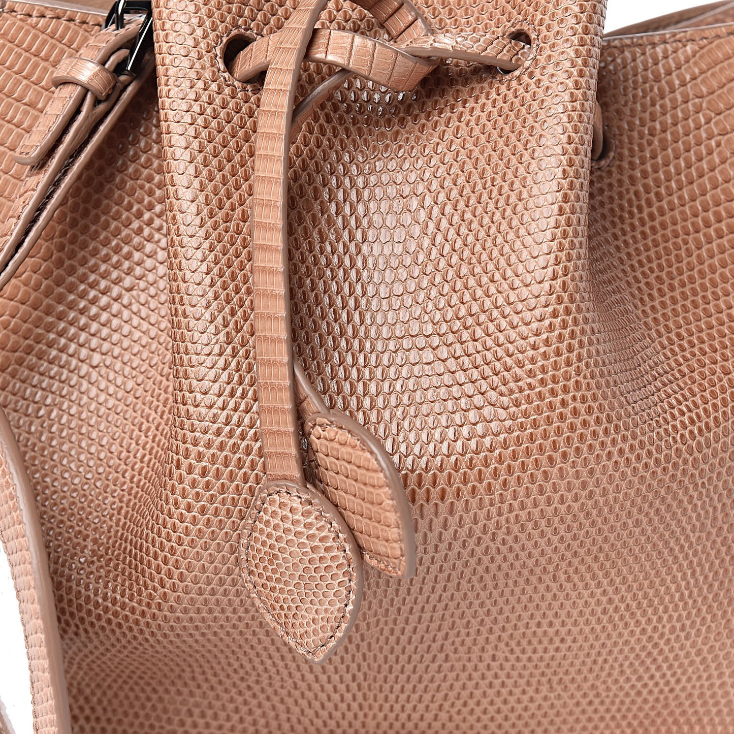 Lizard Rose-Marie 19 Bag Dark Beige