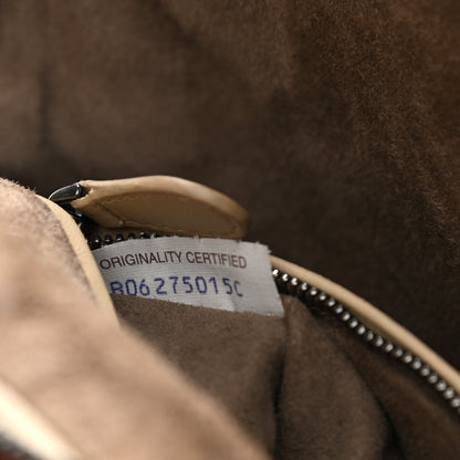 Bottega Veneta Nappa Intrecciato Floral Embroidered Pillow Crossbody Messenger Mink Multicolor 7 of 10