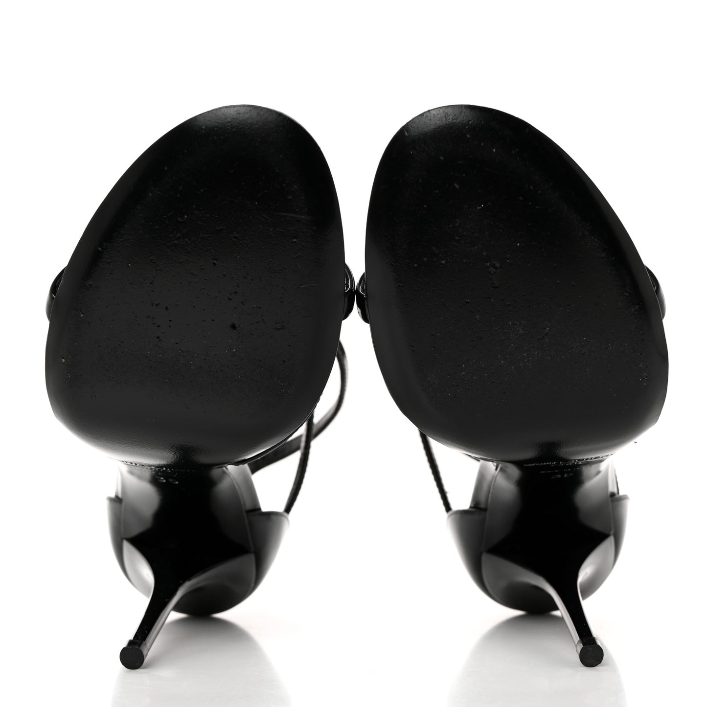 Patent Cassandra 100 Ankle Strap Sandals 35 Black
