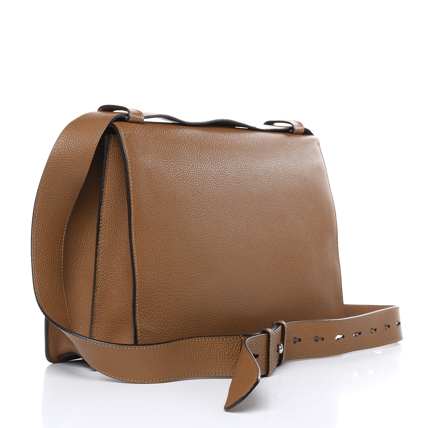 Pebbled Calfskin Medium Dionysus Messenger Bag Natural Tan