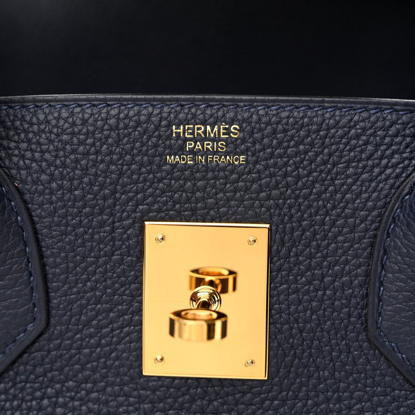 Togo Birkin 30 Bleu Nuit