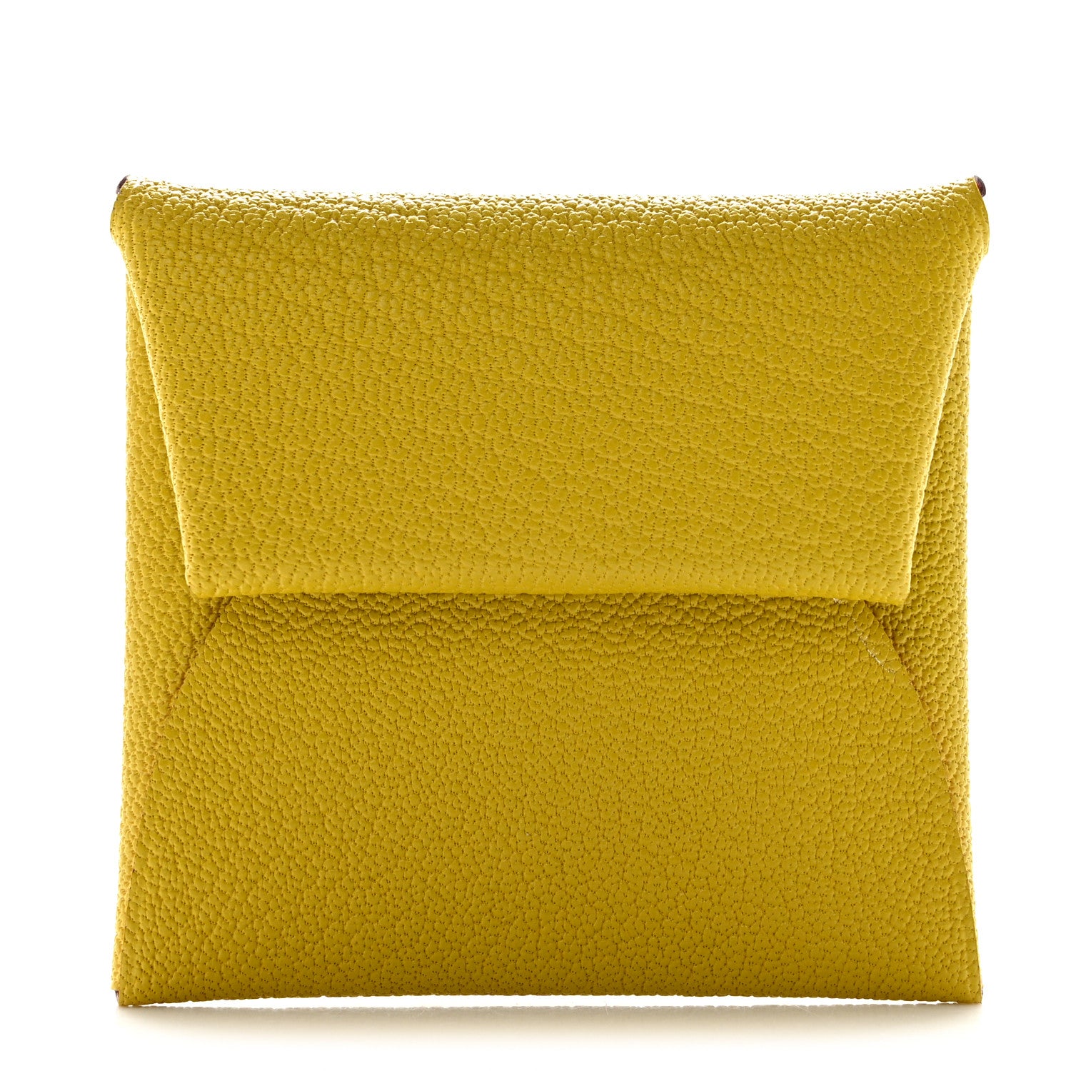 Hermes Chevre Mysore Bastia Verso Coin Purse Cumin Orange 1 of 8