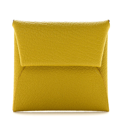Hermes Chevre Mysore Bastia Verso Coin Purse Cumin Orange 1 of 8