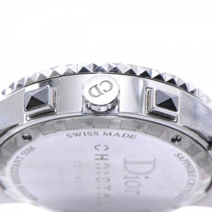Christian Dior Stainless Steel Diamond Sapphire 33mm Christal Chronograph Quartz Watch Black 7 of 7