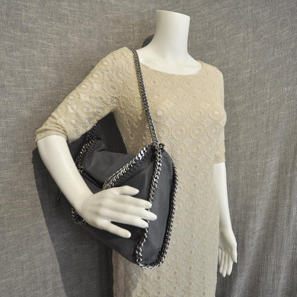 Stella McCartney Faux Leather Falabella Tote Blue 2 of 7