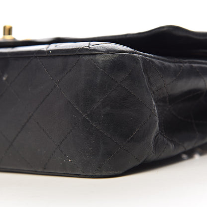 Chanel Lambskin Quilted Medium Double Flap Black 24 of 26