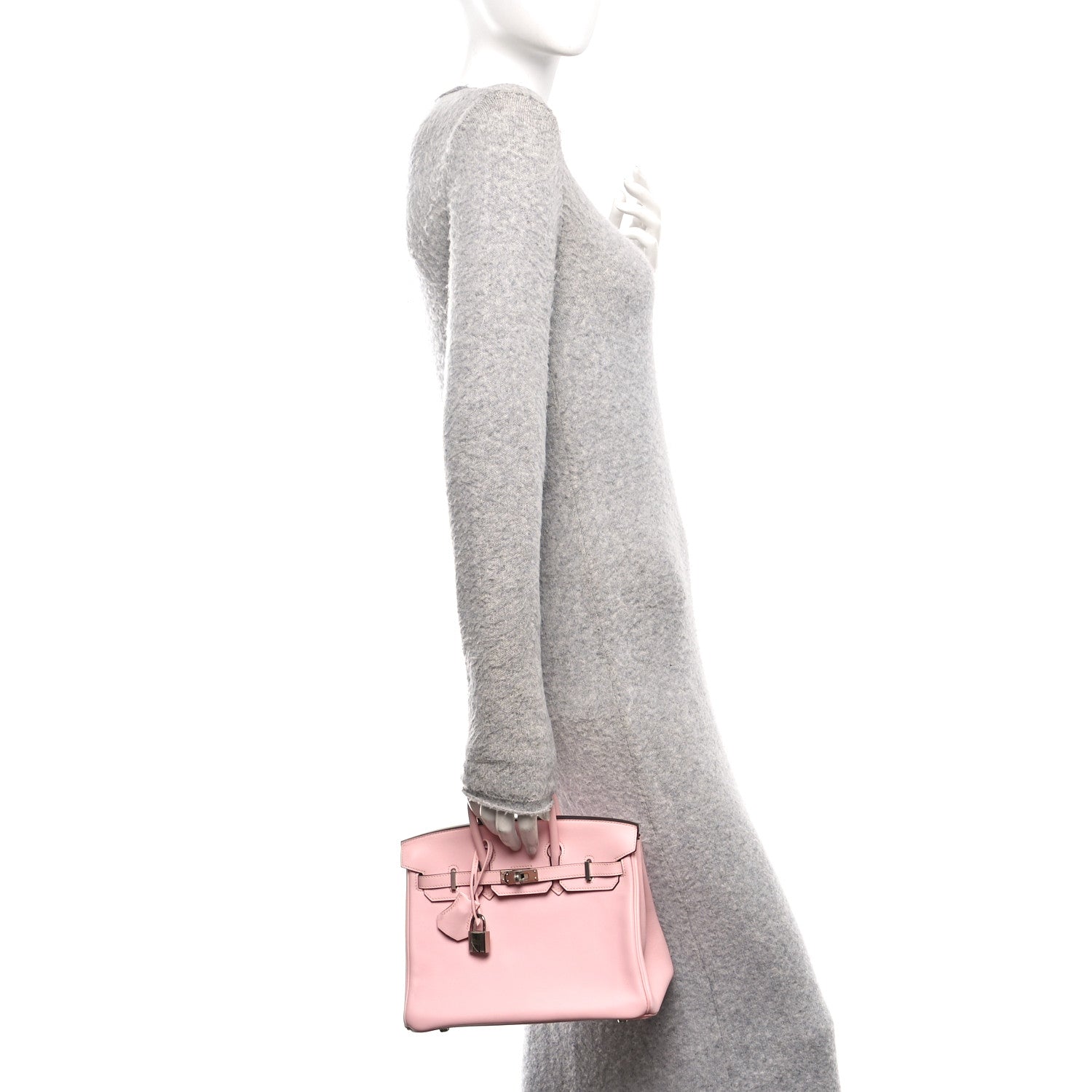 Hermes Swift Birkin 25 Rose Sakura 2 of 11