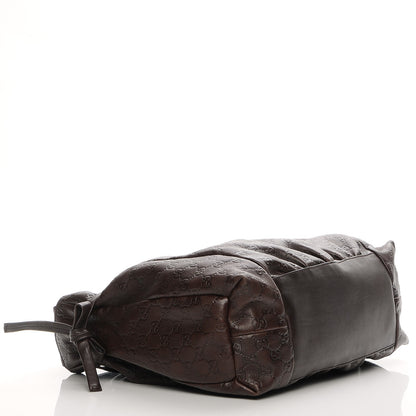 Gucci Guccissima Medium Hysteria Tote Chocolate 4 of 6