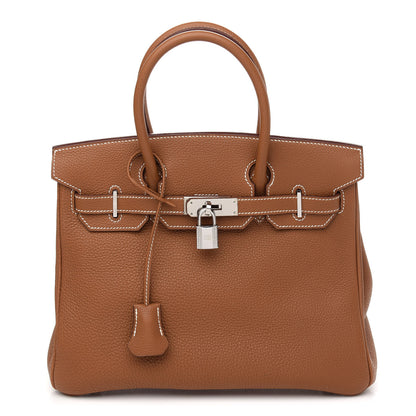 Hermes Togo Birkin 30 Gold 1 of 36
