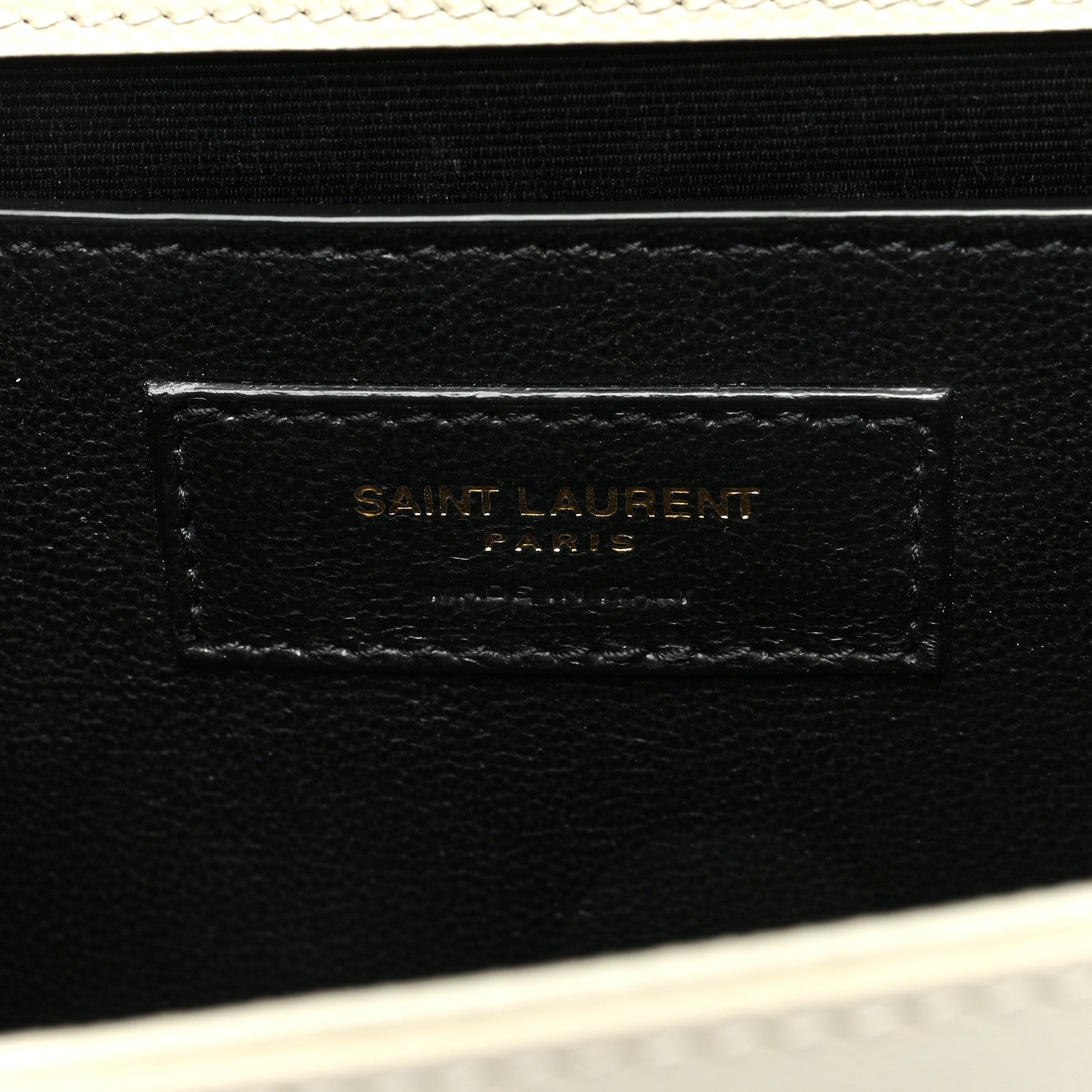 Saint Laurent Grain De Poudre Medium Classic Monogram Kate Satchel Crema Soft 6 of 9