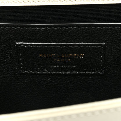 Saint Laurent Grain De Poudre Medium Classic Monogram Kate Satchel Crema Soft 6 of 9