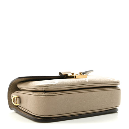 Louis Vuitton Empreinte Monogram Giant Pochette Metis East West Tourterelle Creme 4 of 10