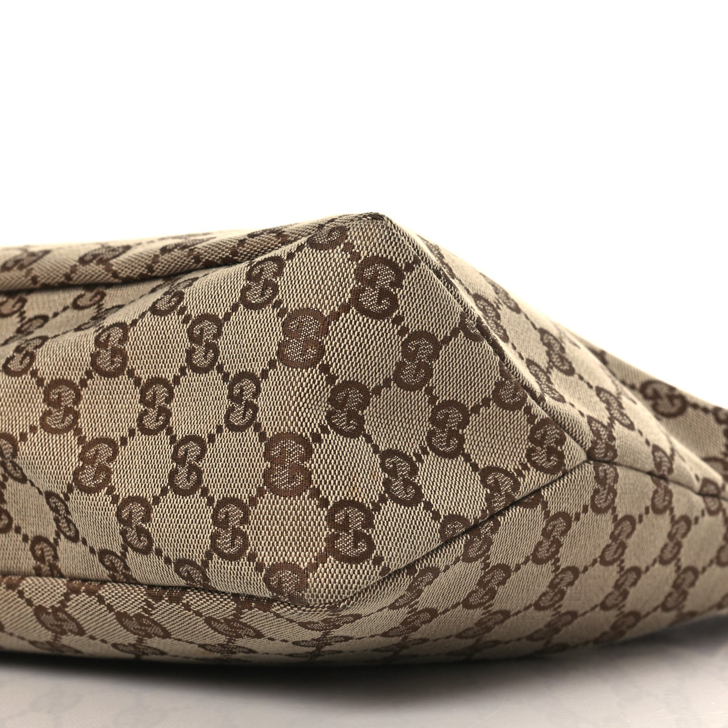 Monogram Medium Horsebit Chain Hobo Dark Brown