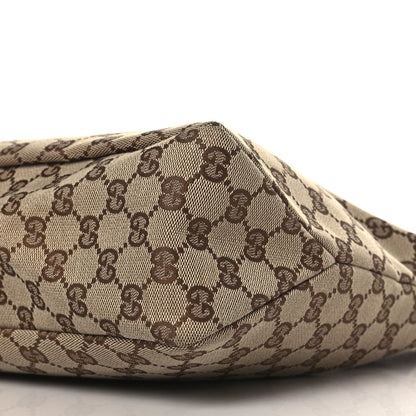 Gucci Monogram Medium Horsebit Chain Hobo Dark Brown 9 of 9