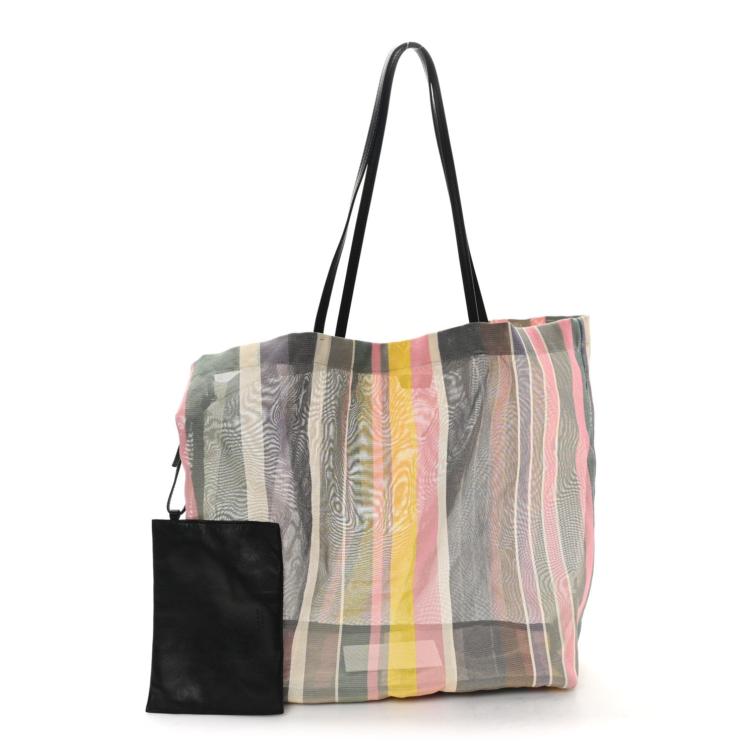 The Row Mesh Saddle Calfskin Barn Tote Bag Multicolor 3 of 10