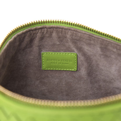 Bottega Veneta Nappa Intrecciato Large Cosmetic Case Mela 6 of 7