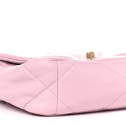 Chanel Lambskin Quilted Medium Chanel 19 Flap Light Pink 8 of 11