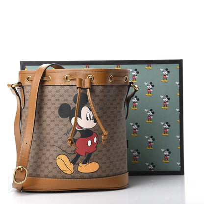 Gucci X DISNEY Mini Vintage GG Supreme Monogram Bucket Bag Beige Vintage Sun Oil 11 of 11