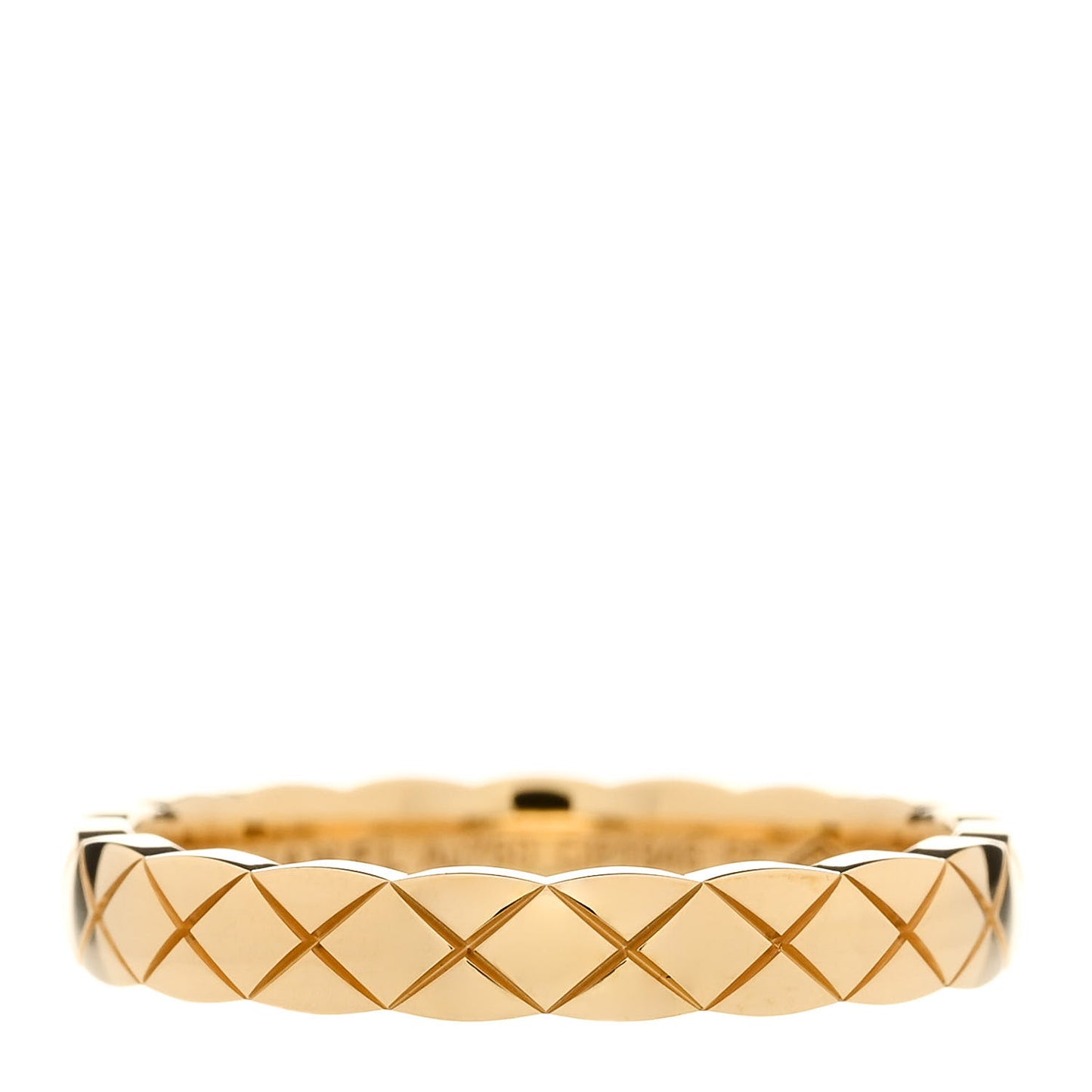 18K Yellow Gold Mini Coco Crush Ring 55 7.25
