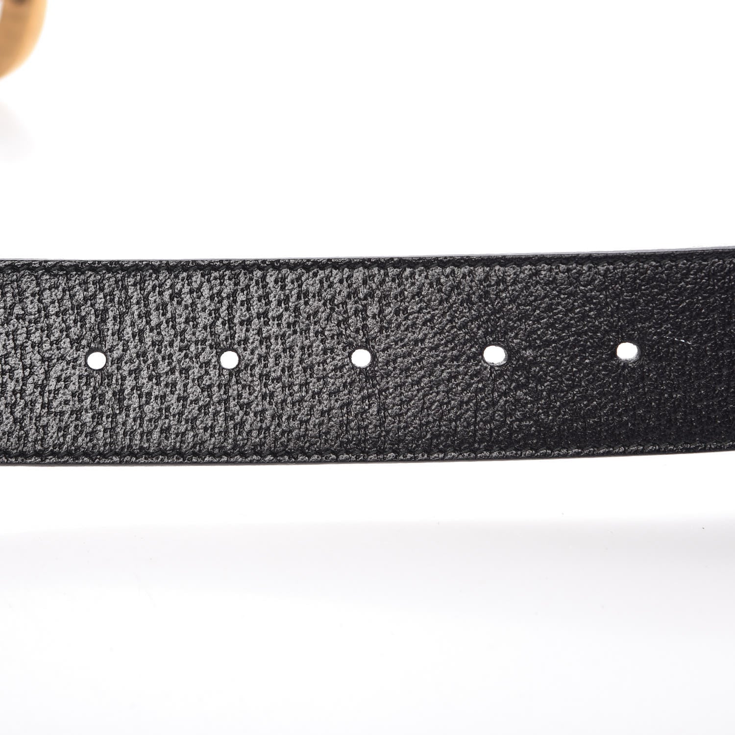 Gucci Textured Calfskin Double G 40mm Belt 85 34 Black 5 of 9